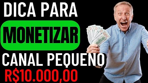 Estratégia para fazer 10 mil reais no Youtube com canal dark pequeno