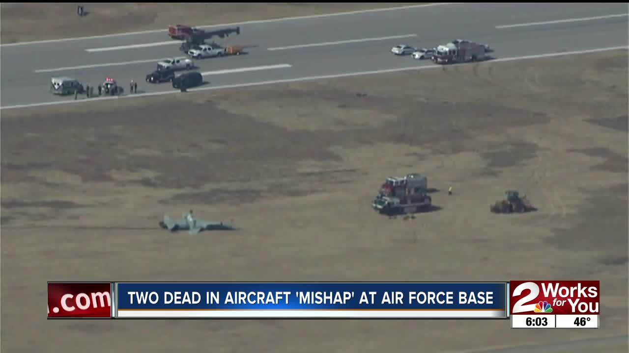 Two dead in aircraft 'mishap' at Air Force base