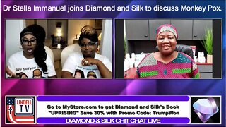 Dr Stella Immanuel joins Diamond and Silk to discuss Monkey Pox.