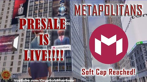 #METAPOLITANS PRESALE IS LIVE! SOFT CAP HIT! WHY BUY MAPS?!?!