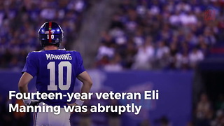 What Eli Manning Was Spotted Doing Right After His Benching Says A Lot