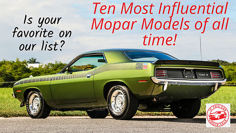 Top 10 Most Influential Chrysler Models