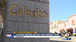 California prepares for visit from President Trump