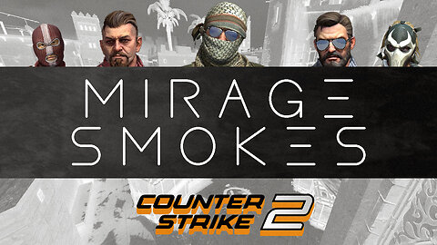 Counter-Strike 2: Mirage smokes (T-side)