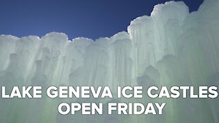 Ice Castles in Lake Geneva open Friday