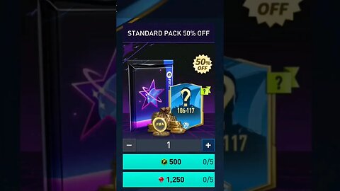 Pack opening in fifa mobile #shorts #fifamobile