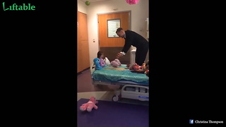 Dad Surprises Age 2 Daughter On Her Last Day Of Chemo With New Dress & ‘Daddy-daughter Dance’