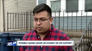 Possible hazing incident leave UB student fighting for his life