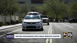 Waymo expanding with Mesa service center