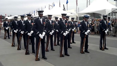 U S Air Force Honor Guard Drill Team