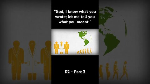 “God, I know what You wrote; let me tell you what you meant.” #wordofgod #bible #apologetics