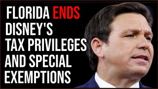 Florida GOP ENDS Disney's Tax Privileges, Special Exemptions