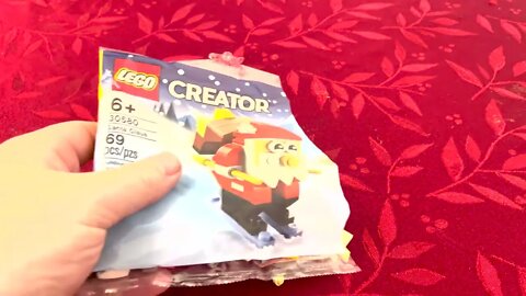 Unboxing Lego Santa Claus and Speed Build 30580