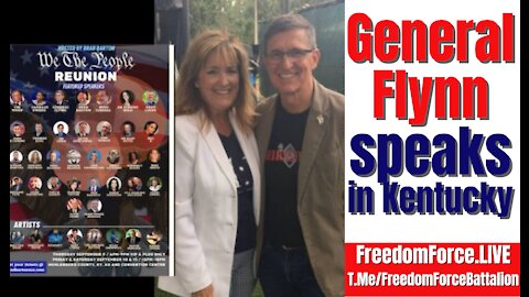 09-17-21   General Flynn at the Kentucky Brad Barton Rally