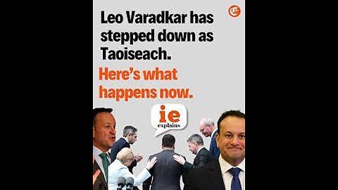 DRUNK IN IRELAND & CELEBRATING THE IRISH GOODBYE! (WHEN YOU LEAVE A PARTY WITHOUT SAYING GOODBYE TO THE HOSTS!) LEO VARADKAR FOLLOW THE YELLOW BRICK ROAD! THE COWARDLY LION! MARCH 2024