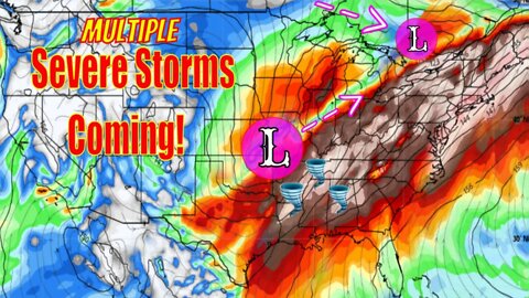 New Weather Pattern Bringing Multiple Severe Storms - The WeatherMan Plus Weather Channel