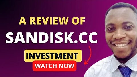 A Review of SanDisk.CC Investment Platform (Watch before investing) #sandisk #hyip #hyip_news