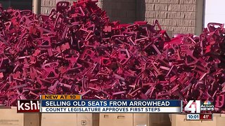 Jackson County to sell old Arrowhead seats to Chiefs fans