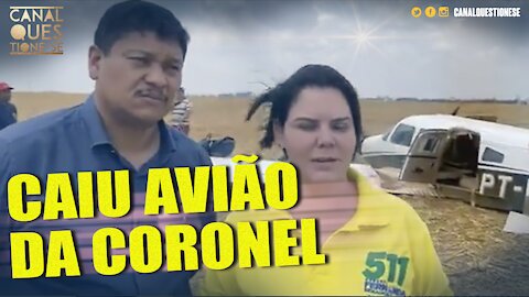 CAIU O AVIÃO DA CORONEL FERNANDA E DEUS FEZ MILAGRE