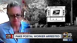 Woman posing as mail carrier arrested