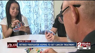 Retired Firefighter hoping to get cancer treatment
