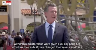 California Gov. Gavin Newsom Now Officially Faces a Recall