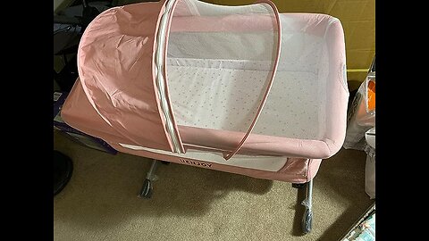 Sponsored Ad - Uenjoy Baby Bassinet, 3 in 1 Baby Bed, Adjustable Portable Bed for Infant/Baby/N...