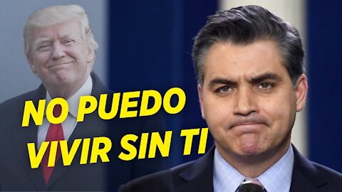 📢JIM ACOSTA de la CNN, DERRUMBADO: “Lidio con un TRASTORNO de ESTRÉS POST-TRUMP”