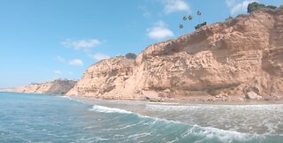 La Jolla Beach FPV Flying -- With Quiet Streams