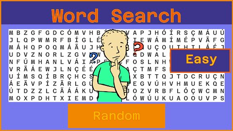 Word Search - Challenge 09/26/2022 - Easy - Random