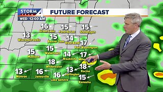 Off-and-on rain showers continue overnight