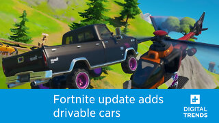 Fortnite's new update adds drivable cars