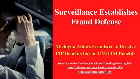 Surveillance Establishes Fraud Defense