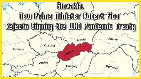 Slovakias Prime Minister Rejects Signing the WHO Pandemic Treaty