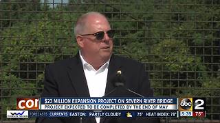 Hogan announces bridge expansion for Severn River Bridge