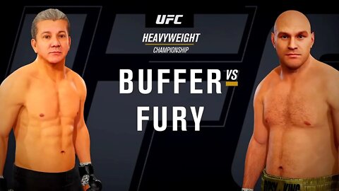 EA Sports UFC 4 Gameplay Tyson Fury vs Bruce Buffer