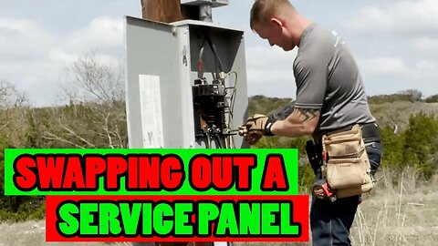 Emergency Service Call in BFE - QUICK ELECTRICAL SERVICE PANEL SWAP