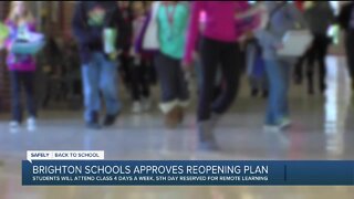 Brighton schools approve reopening plan