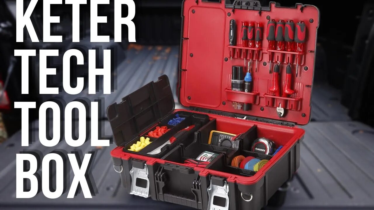 The Technician's Tool Box  Keter Resin Technician Portable Tool
