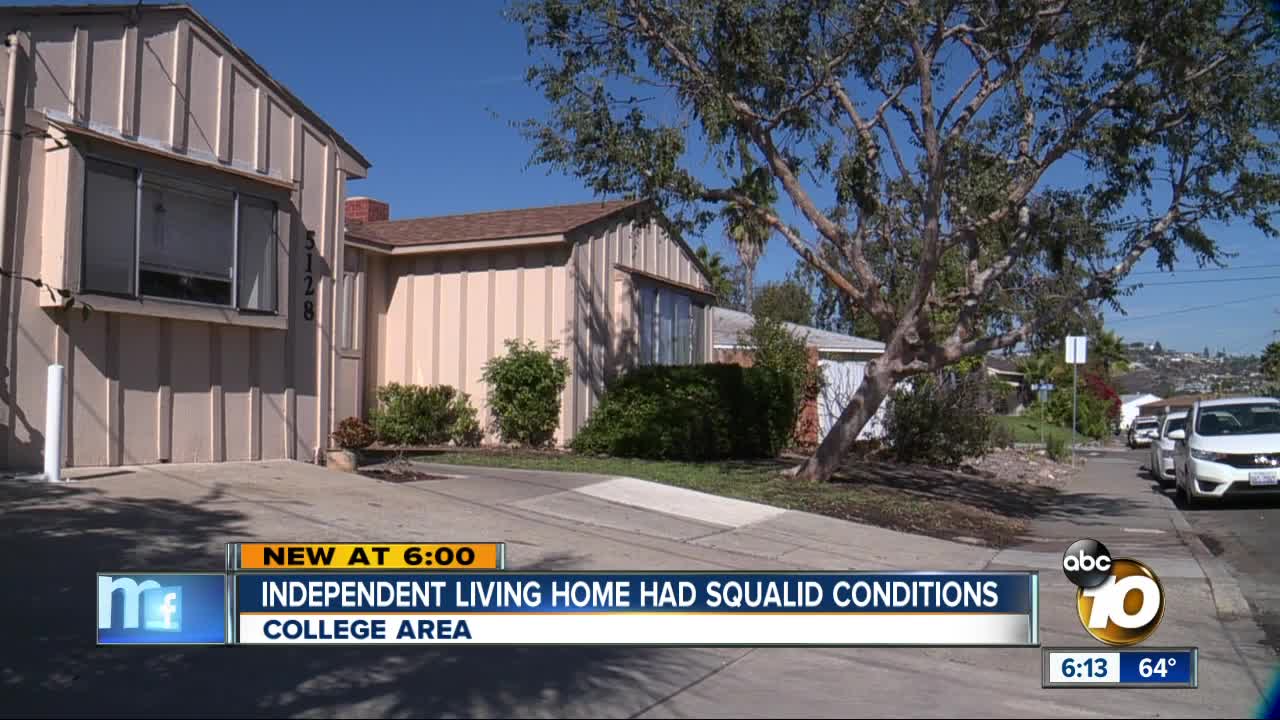 Independent living home had squalid conditions