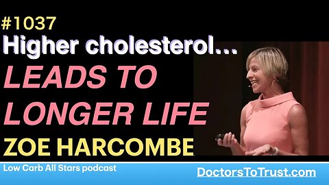 ZOE HARCOMBE a | Higher cholesterol… LEADS TO LONGER LIFE