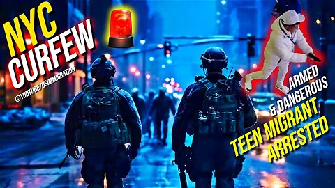 It Begins… NYC Curfew🚨NYC Teen Migrant Arrested 🔥Horrific 15-year-old Migrant Suspect