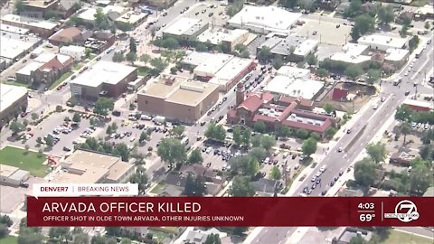 'Today is a day of sadness': Arvada Mayor Marc Williams confirms one officer killed in Olde Town shooting