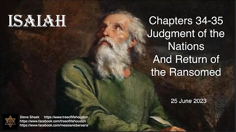 Chapters 34 35 Judgment of the Nations