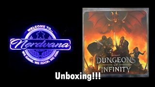 Dungeons of Infinity Kickstarter Unboxing!