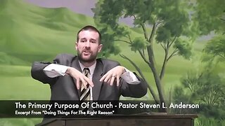 The Primary Purpose Of Church | Pastor Anderson | Sermon Clip