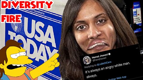 USA Today Race & Inclusion Editor Fired For Attacking White People!