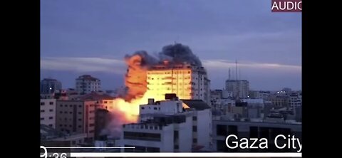 GAZA HIGH RISE TOWER DESTROYED