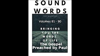 Sound Words, The Gospel Preached by Paul