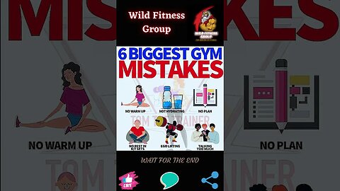 🔥 6 biggest gym mistakes 🔥 #shorts 🔥 #wildfitnessgroup 🔥 26 May 2023 🔥